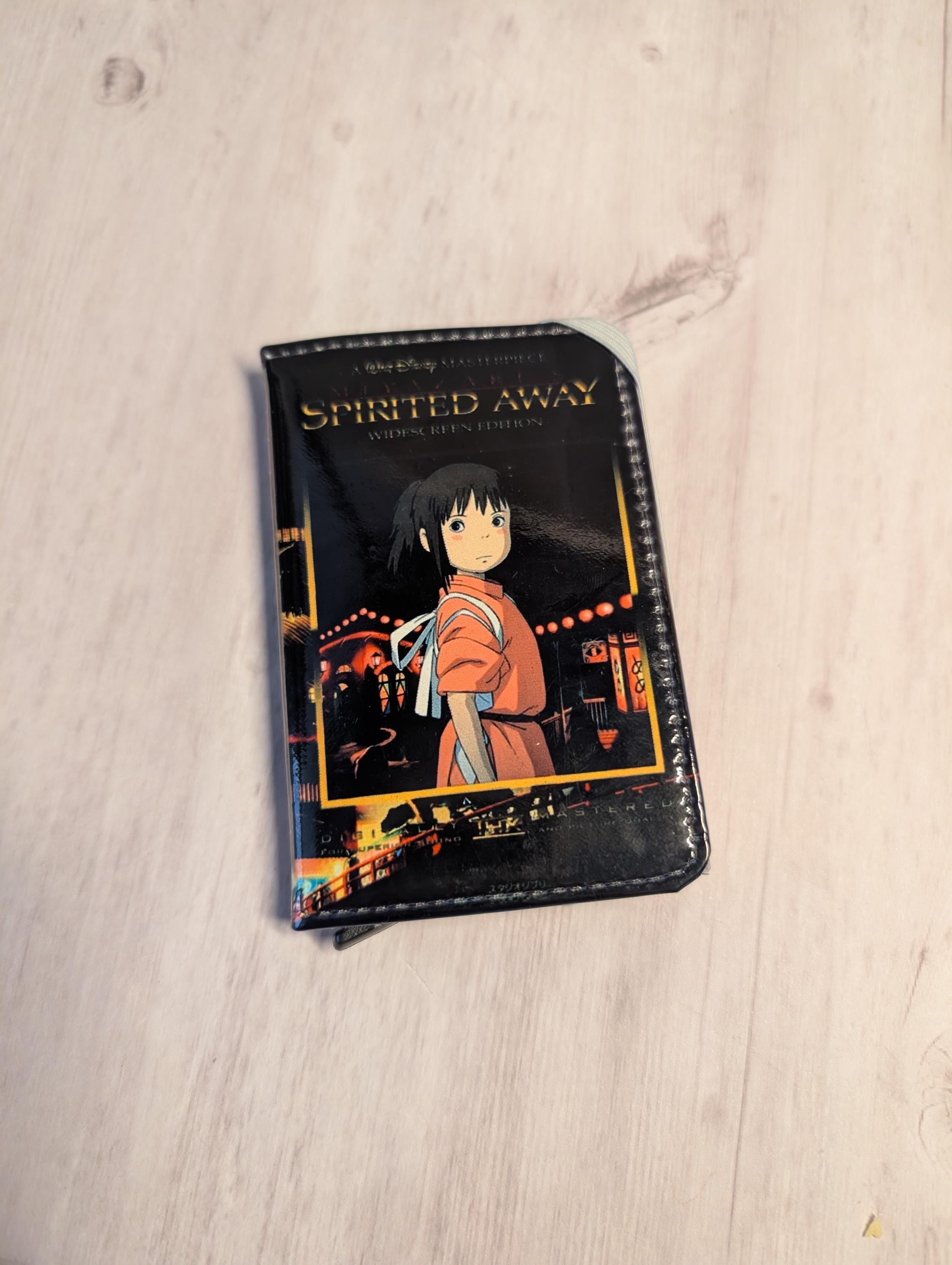 Custom Studio Ghibli Favorite Movie VHS or DVD Card Holder RFID Blocking Wallet