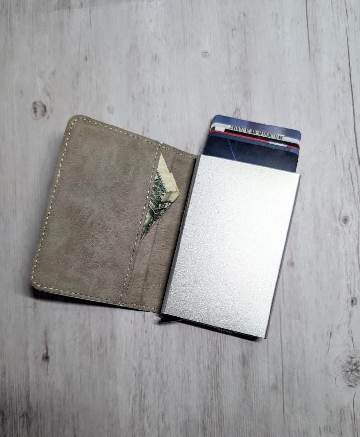 Custom Graduation or Favorite Team College RFID blocking cardholder Wallet for Doctors or Graduates
