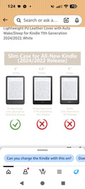 Custom Favorite Book or Novel Kindle Case (11th gen, 6 inch display)