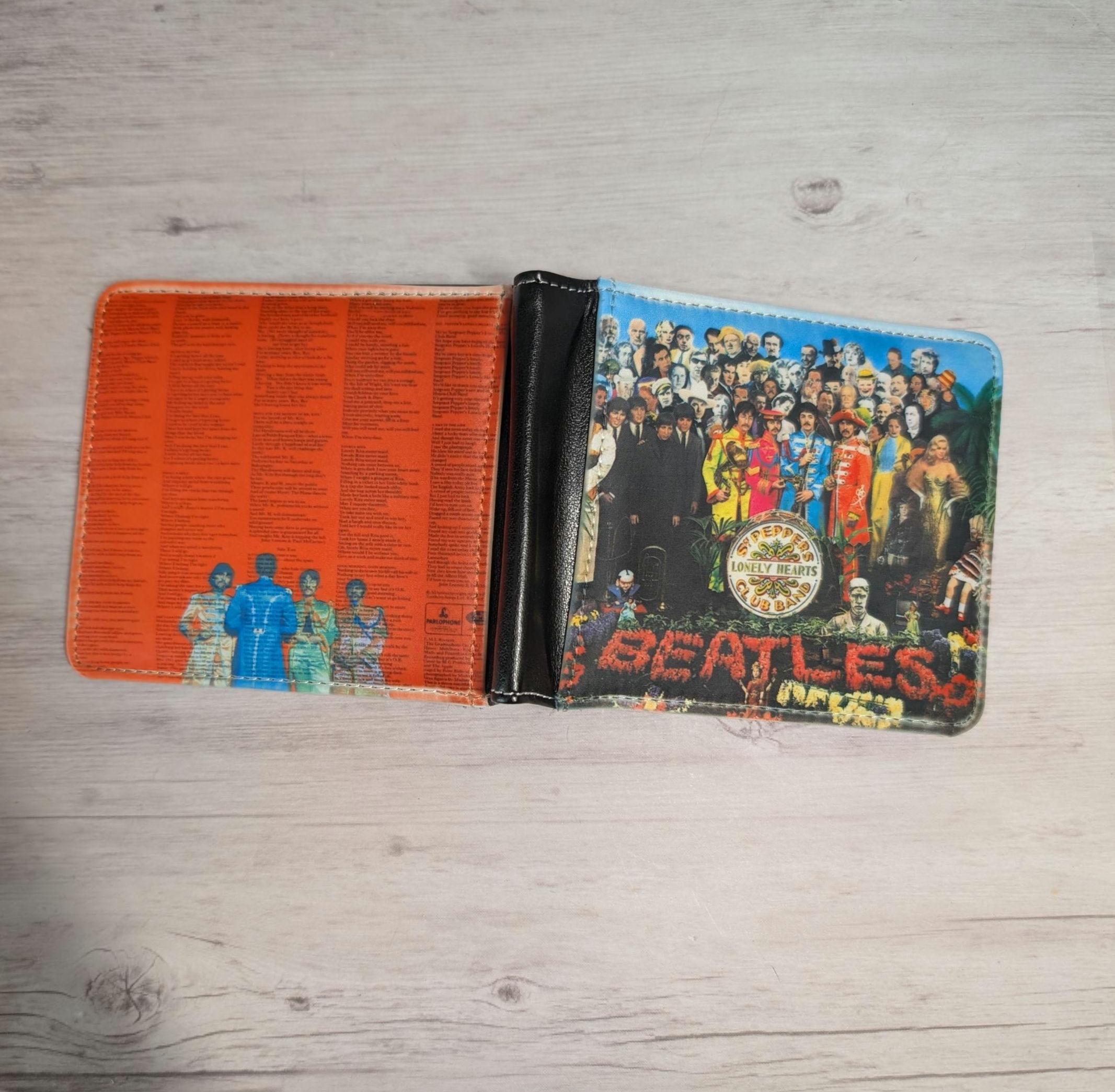 Custom Favorite Music Album or Vinyl Card Holder RFID Blocking Wallet