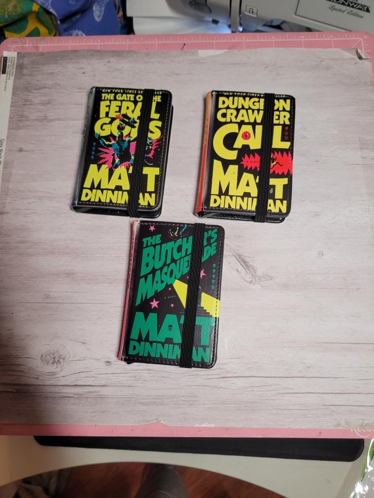 Dungeon Crawler Carl Matt Dinniman Favorite Book or Novel Card Holder RFID Blocking Wallet
