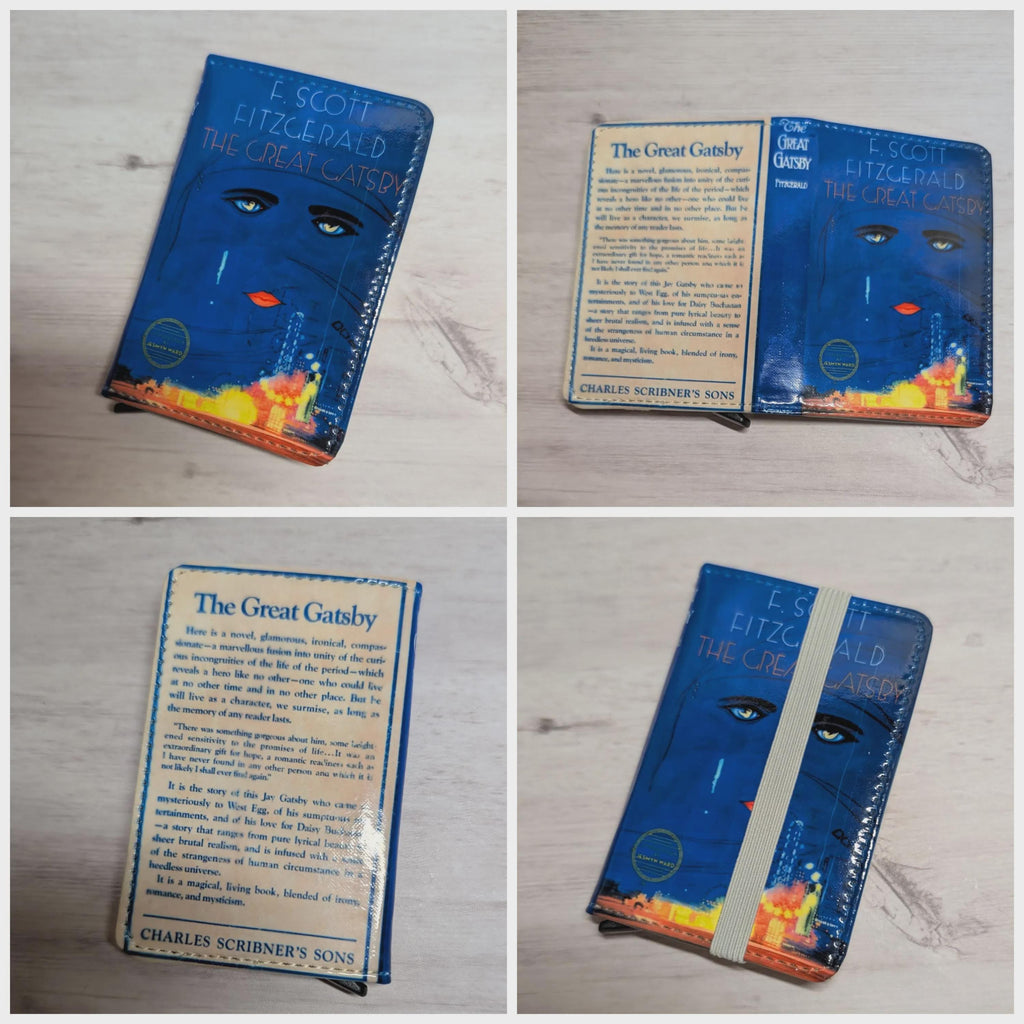 Romance  Favorite Book or Novel Custom Card Holder RFID Blocking Wallet