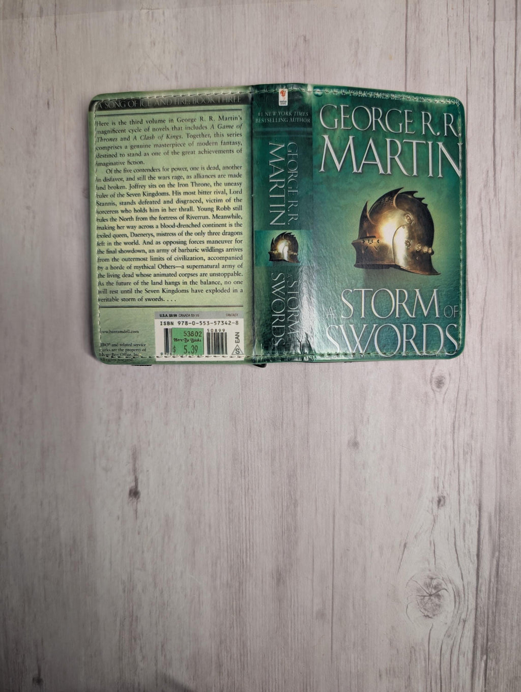 Fantasy Book Custom Favorite Book or Novel or Movie Card Holder RFID Blocking Wallet