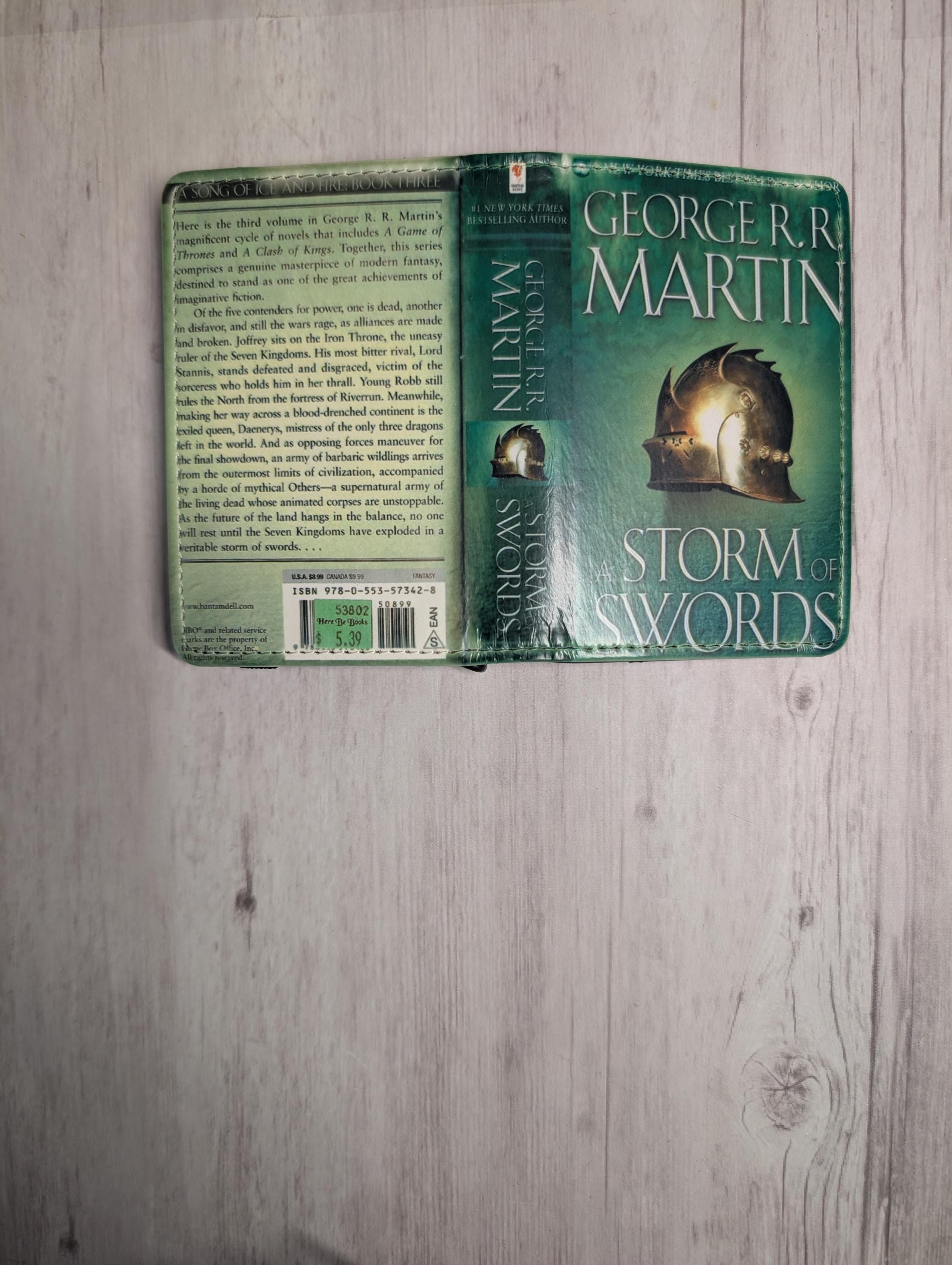 Fantasy Book Custom Favorite Book or Novel or Movie Card Holder RFID Blocking Wallet
