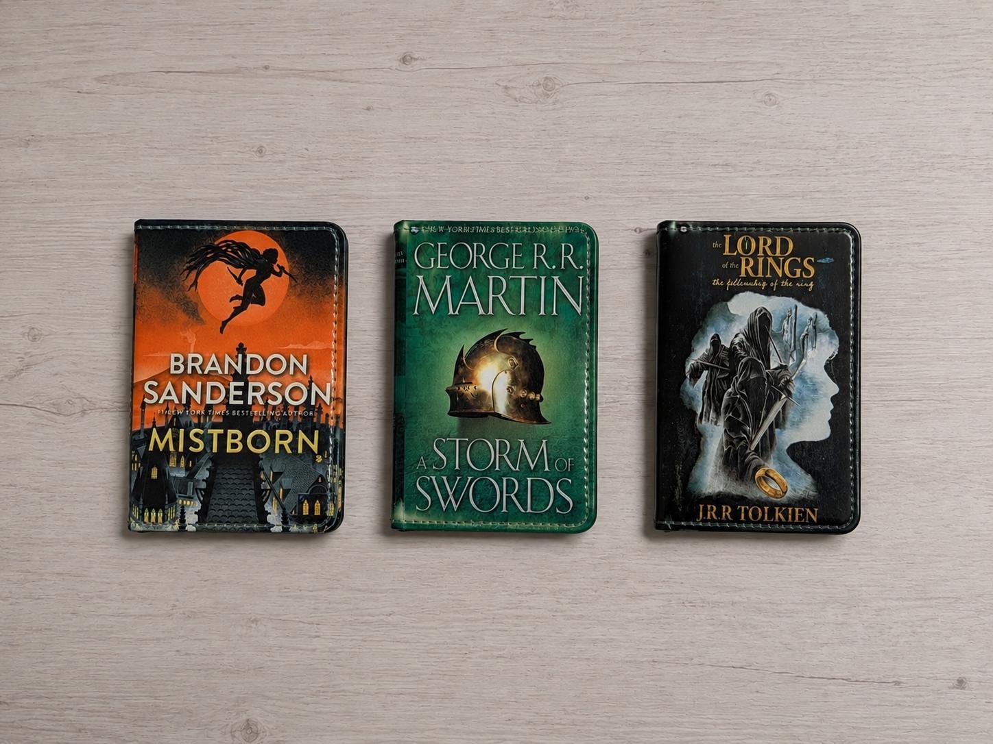 Fantasy Book Custom Favorite Book or Novel or Movie Card Holder RFID Blocking Wallet