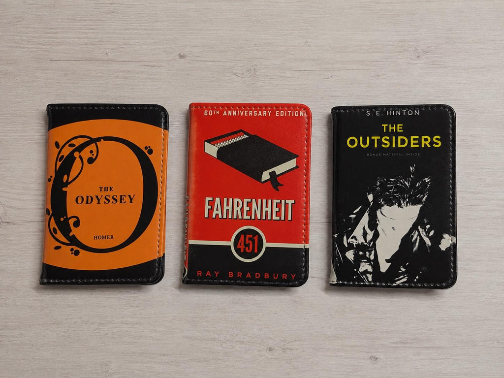 High School Literature AP Lit  Favorite Book or Novel Custom Card Holder RFID Blocking Wallet