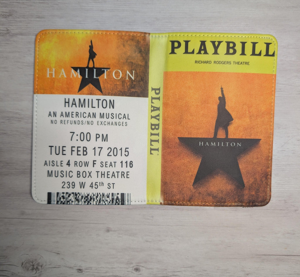 Custom Favorite Broadway Musical Theatre Passport Cover Holder
