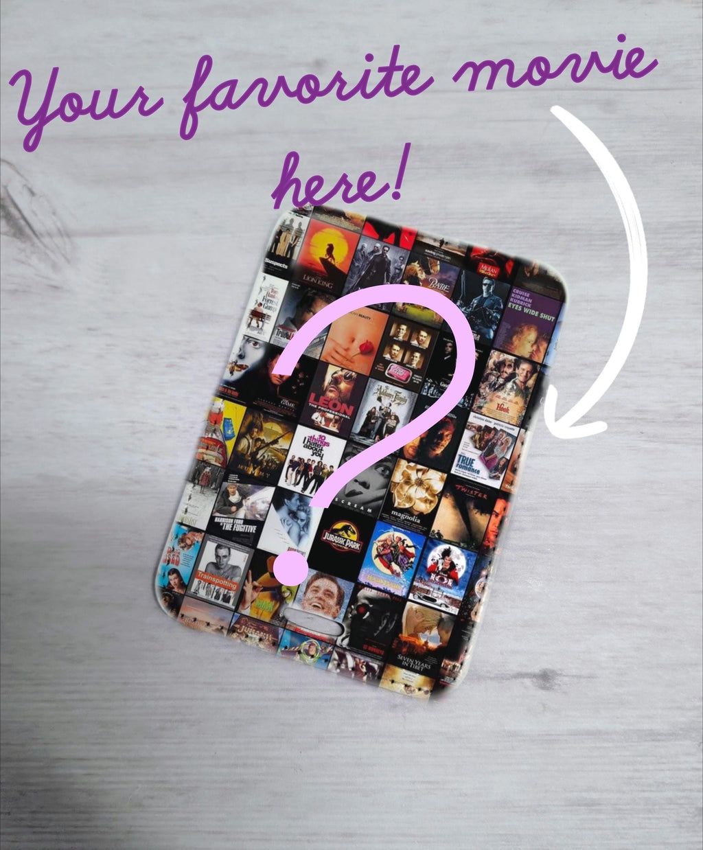 Custom Favorite Movie DVD or VHS Luggage Tag