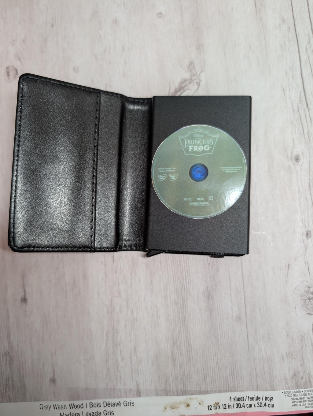 Princess and the Frog VHS DVD Custom Card Holder RFID Blocking Wallet