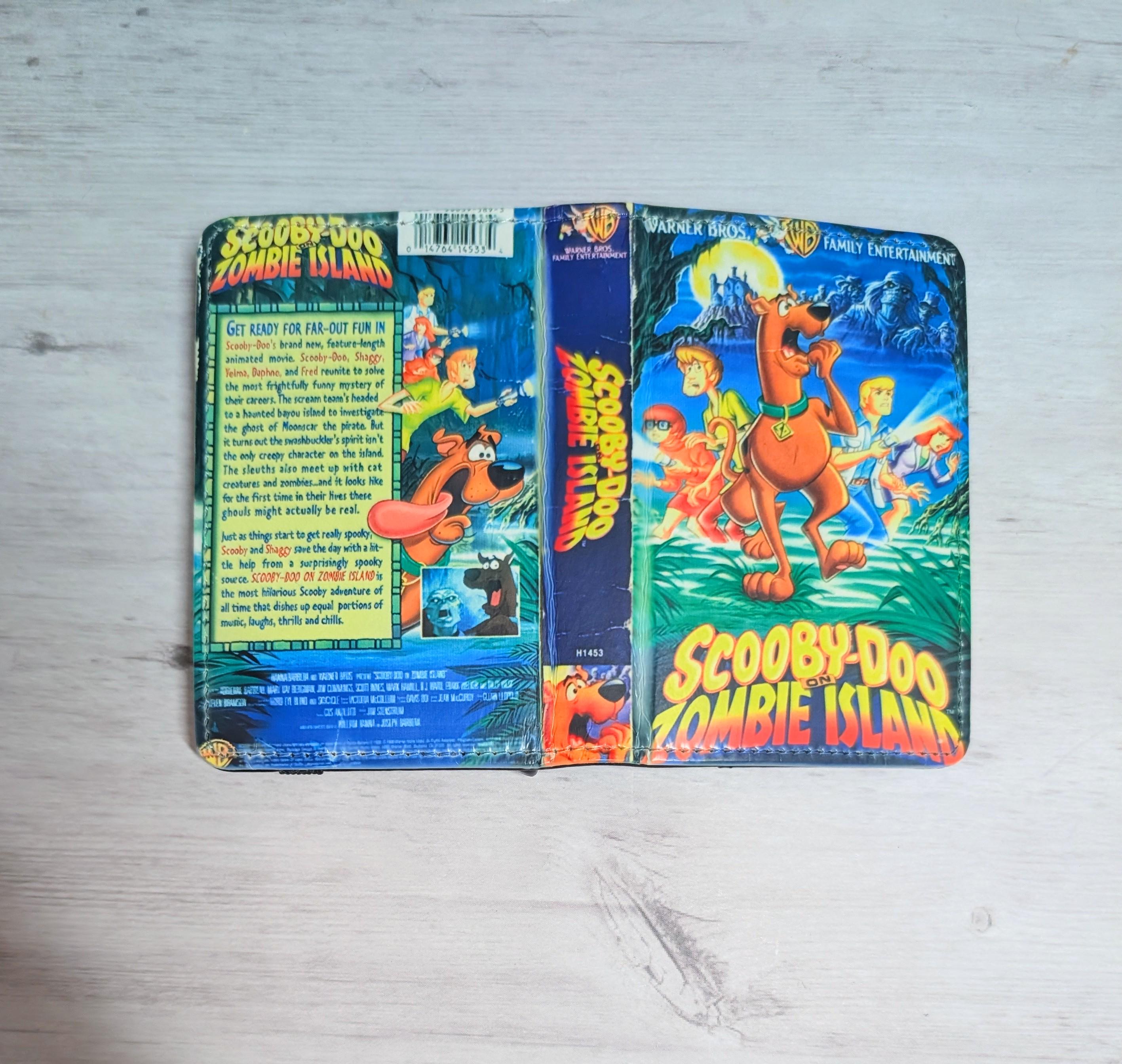 Scooby Doo Movie VHS DVD Custom Card Holder RFID Blocking Wallet