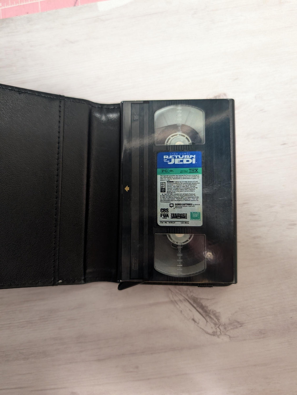 Star Wars VHS DVD Custom Card Holder RFID Blocking Wallet