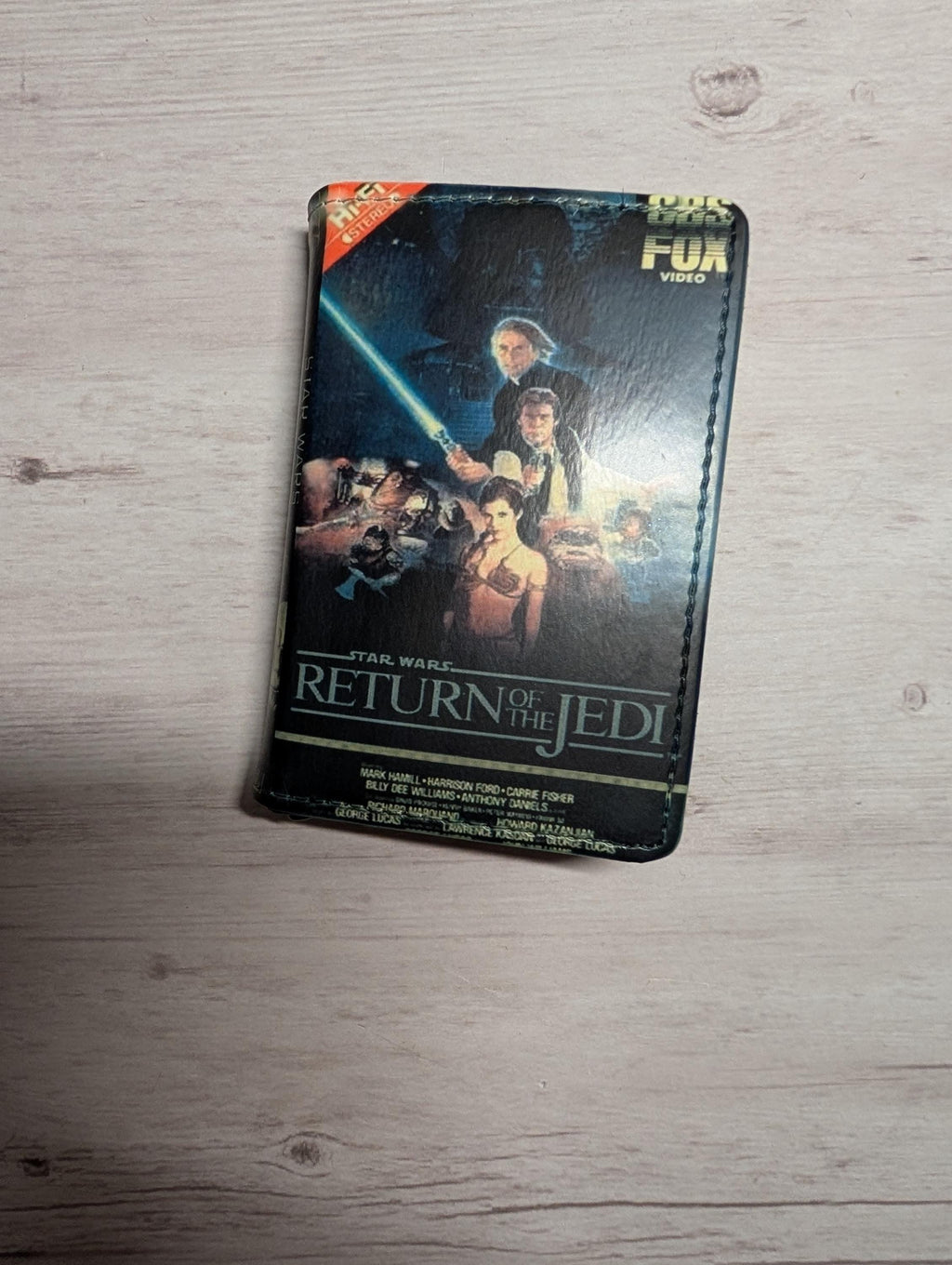 Star Wars VHS DVD Custom Card Holder RFID Blocking Wallet