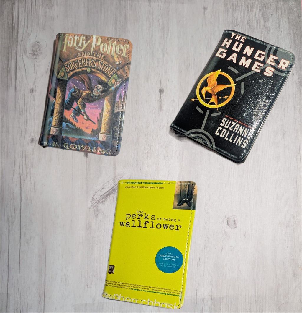 Young Adult Custom Favorite Book or Novel Card Holder RFID Blocking Wallet