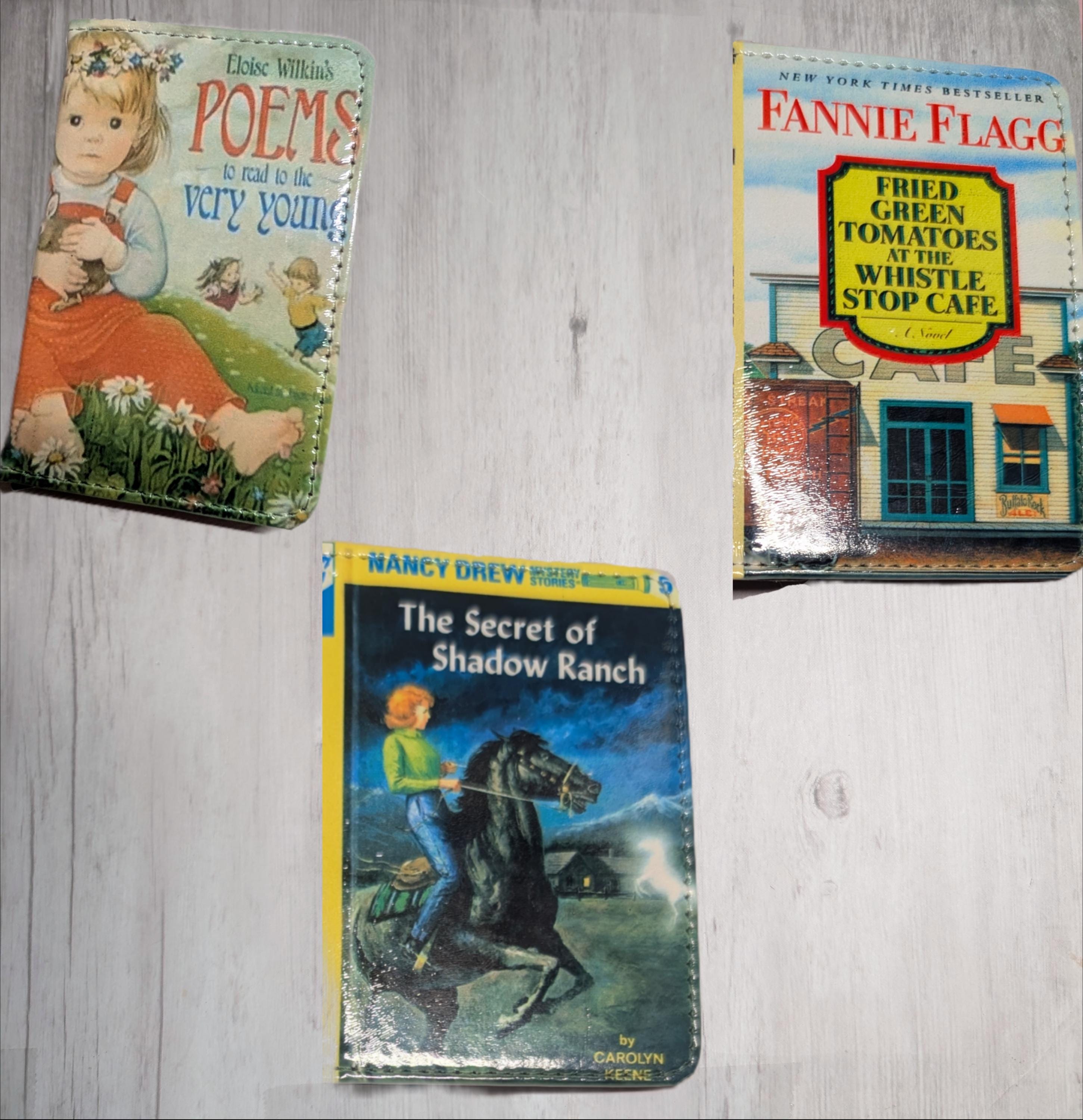 Vintage or Old  Favorite Book or Novel Custom Card Holder RFID Blocking Wallet
