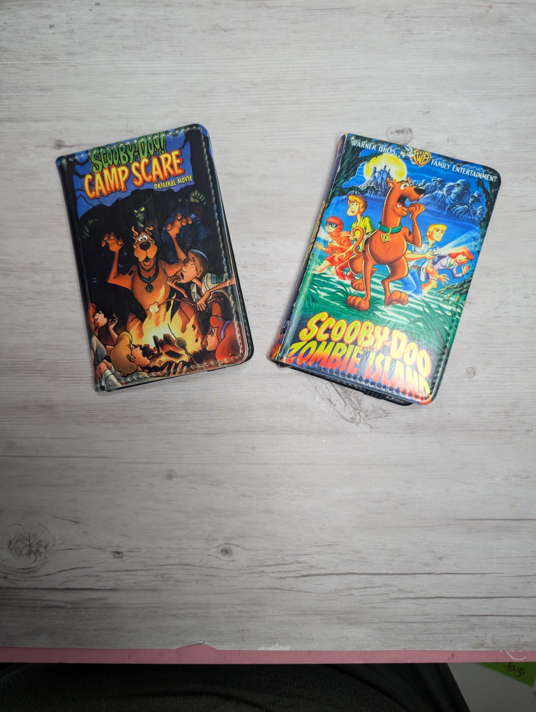 Scooby Doo Movie VHS DVD Custom Card Holder RFID Blocking Wallet