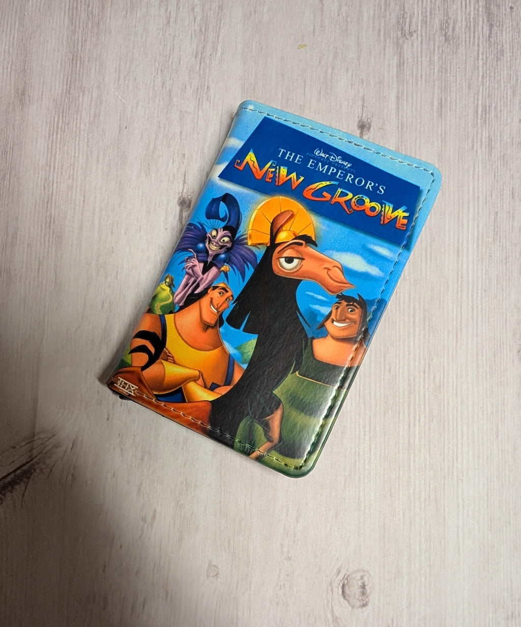 Emperor's New Groove VHS DVD Custom Card Holder RFID Blocking Wallet