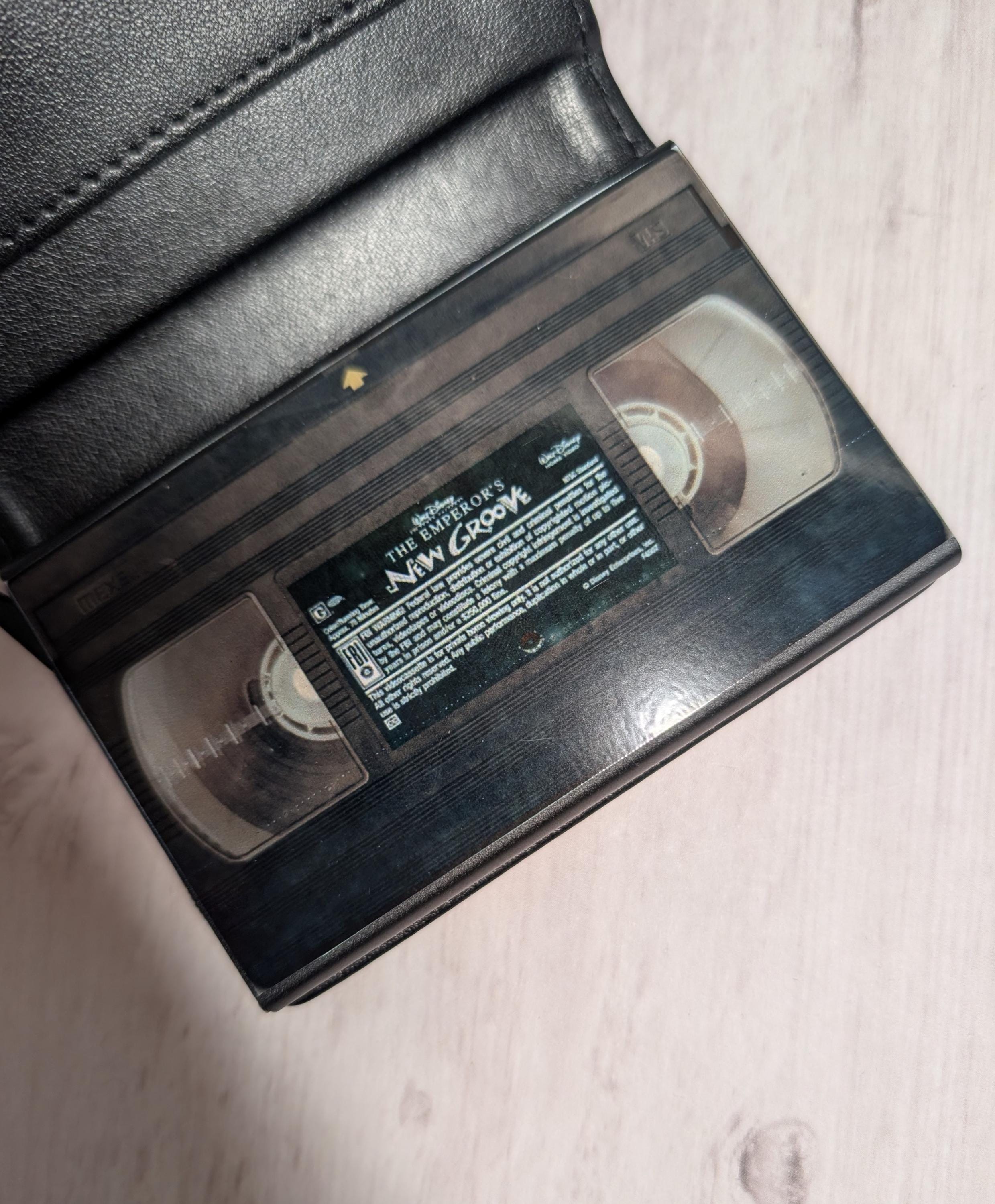 Emperor's New Groove VHS DVD Custom Card Holder RFID Blocking Wallet